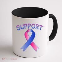 Support Ribbon Cancer Awareness Coffee Mug thumb 1