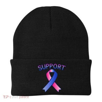 Support Ribbon Cancer Awareness Beanie
