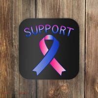 Support Ribbon Cancer Awareness Coaster thumb 0