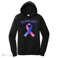 Support Ribbon Cancer Awareness Women's Hoodie thumb 0