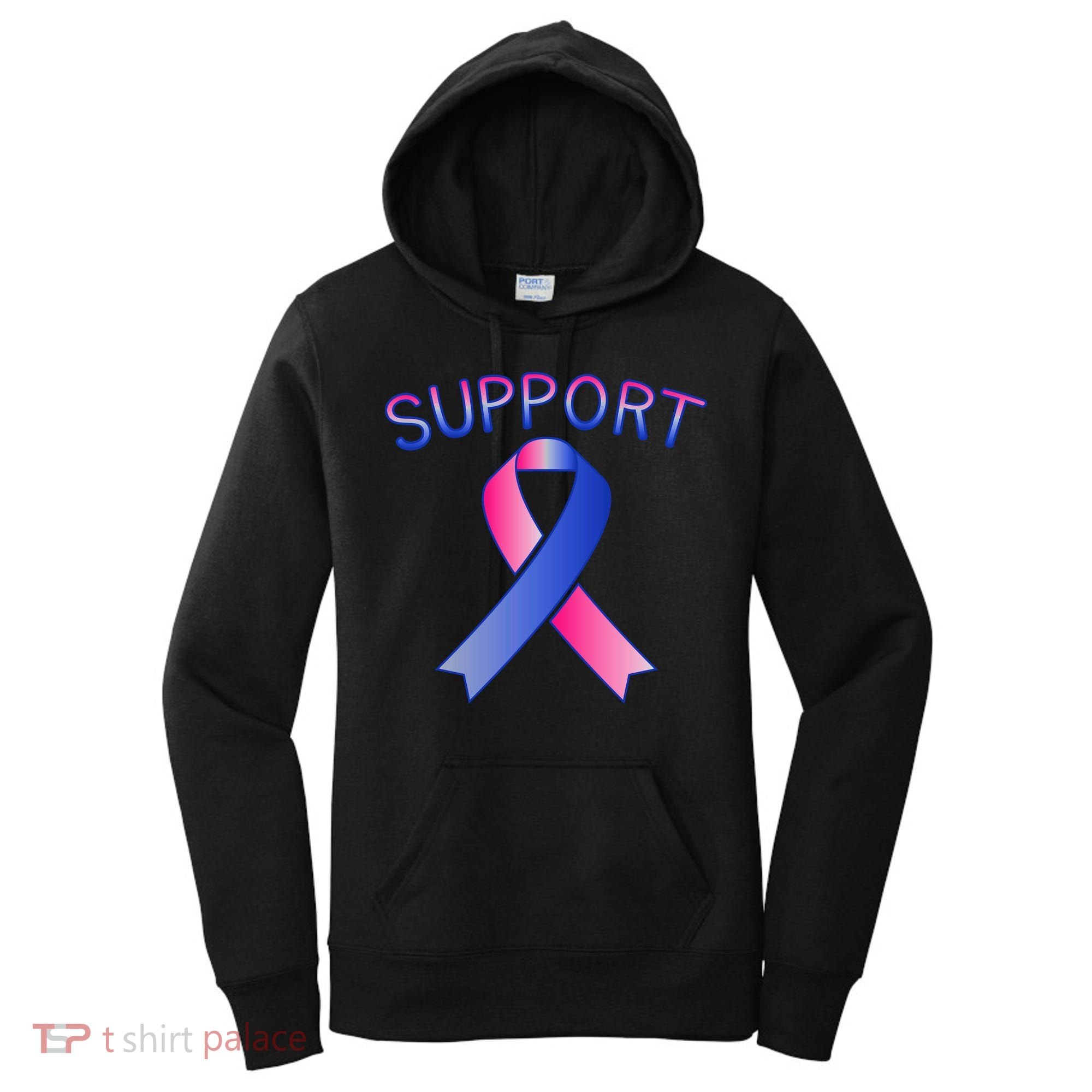 Support Ribbon Cancer Awareness Women's Hoodie