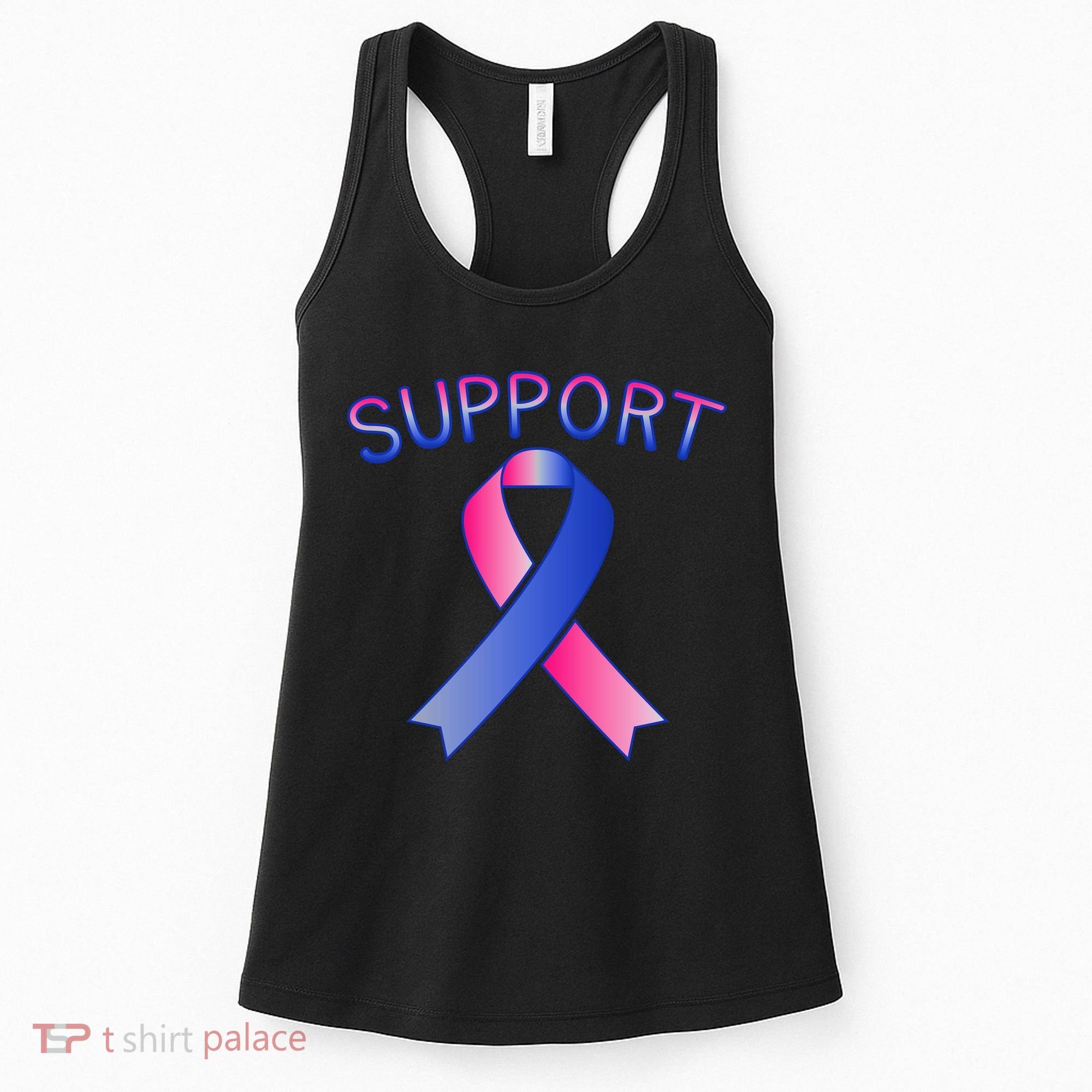 Support Ribbon Cancer Awareness Women's Tank Top