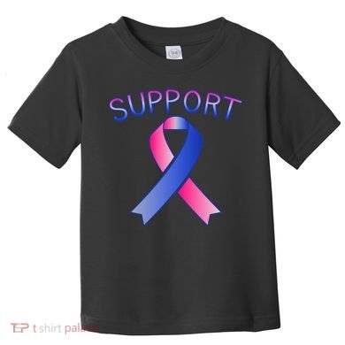 Support Ribbon Cancer Awareness Toddler T-Shirt