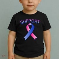 Support Ribbon Cancer Awareness Toddler T-Shirt thumb 2