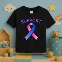 Support Ribbon Cancer Awareness Toddler T-Shirt thumb 3