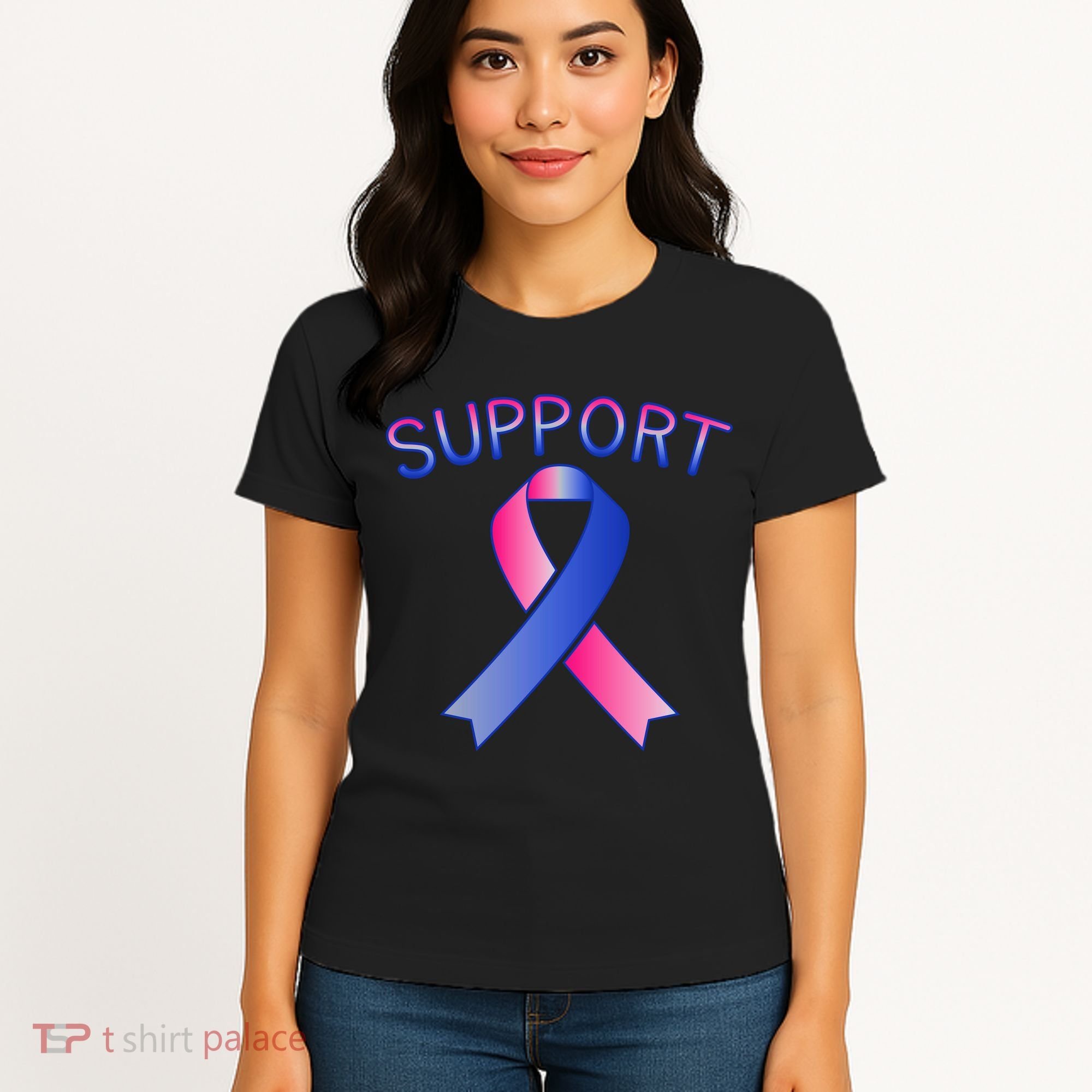Support Ribbon Cancer Awareness Women's T-Shirt