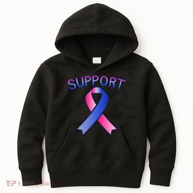 Support Ribbon Cancer Awareness Kids Hoodie