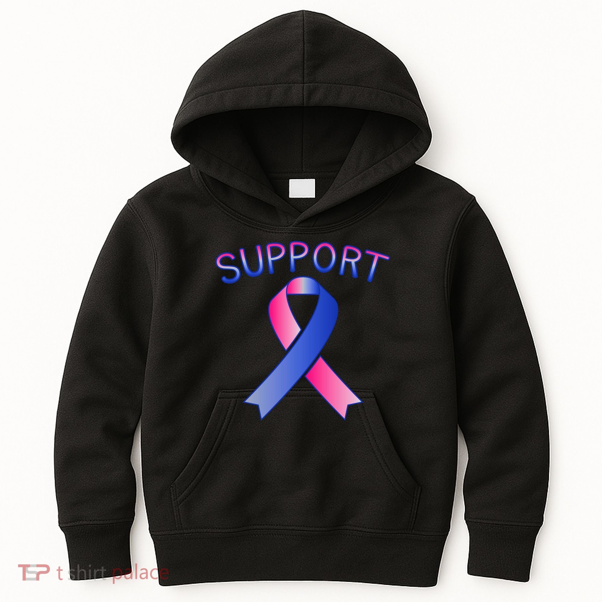 Support Ribbon Cancer Awareness Kids Hoodie