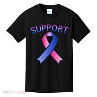 Support Ribbon Cancer Awareness Kids T-Shirt thumb 0