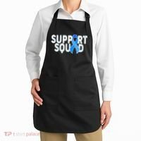 Support Squad Colon Cancer Awareness Blue Ribbon Apron thumb 2