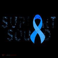 Support Squad Colon Cancer Awareness Blue Ribbon Coffee Mug thumb 5