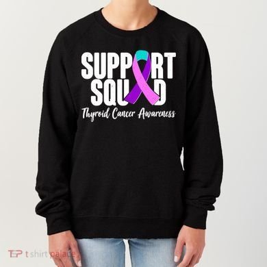 Support Squad Thyroid Cancer Awareness Women's Sweatshirt