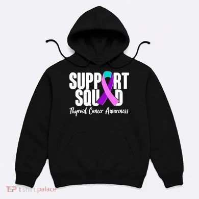 Support Squad Thyroid Cancer Awareness Hoodie