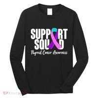 Support Squad Thyroid Cancer Awareness Long Sleeve Shirt thumb 0