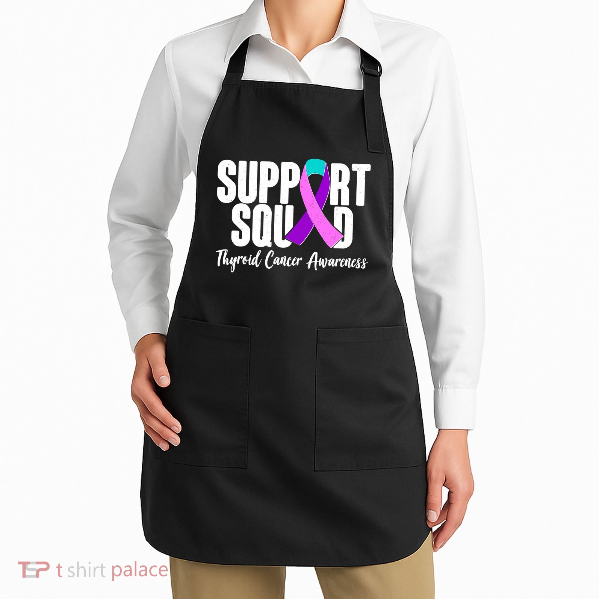 Support Squad Thyroid Cancer Awareness Apron