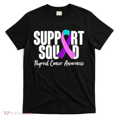 Support Squad Thyroid Cancer Awareness T-Shirt
