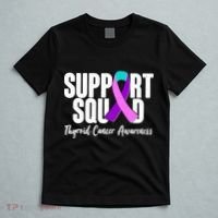 Support Squad Thyroid Cancer Awareness T-Shirt thumb 5