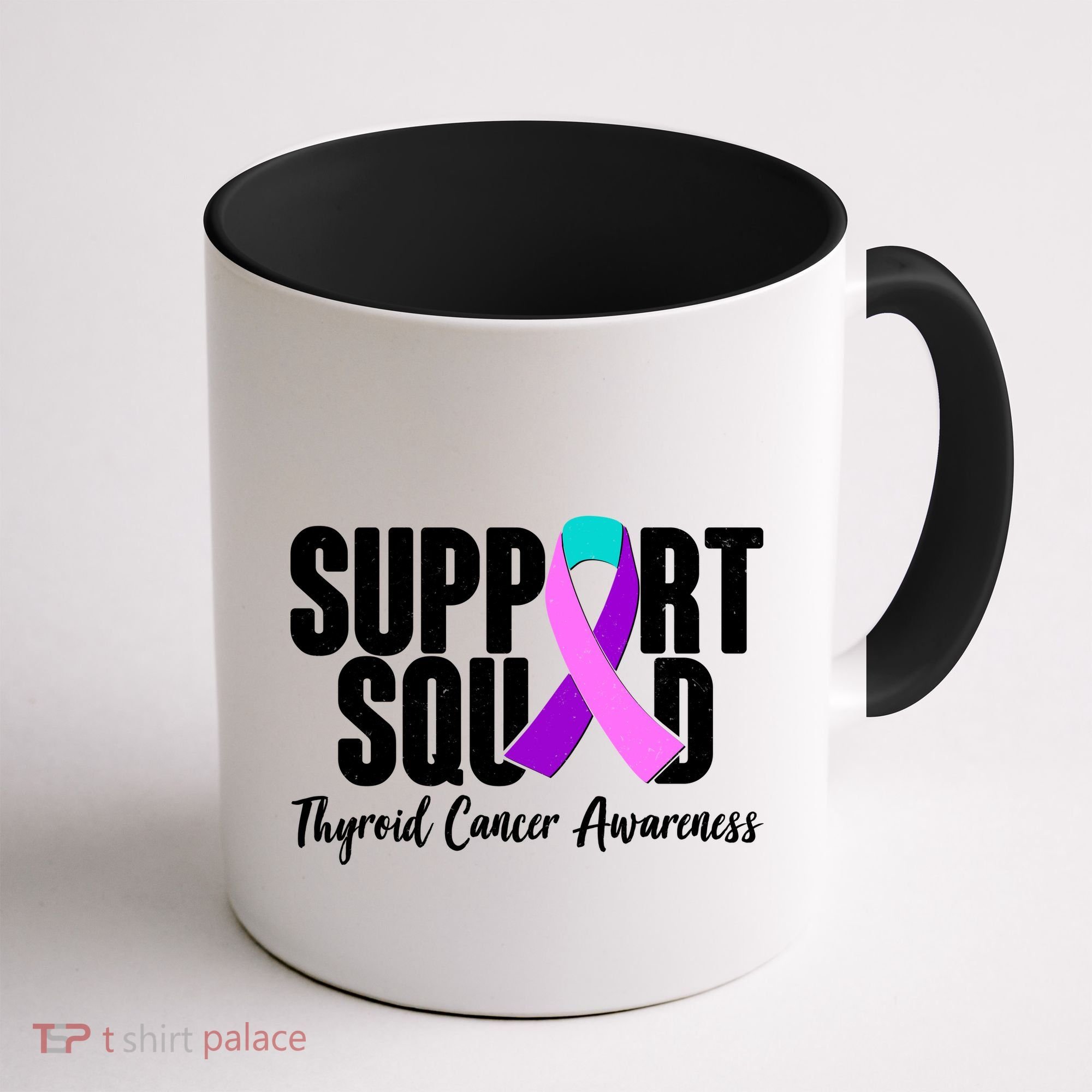 Support Squad Thyroid Cancer Awareness Coffee Mug