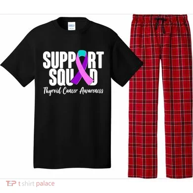 Support Squad Thyroid Cancer Awareness Pajama Set