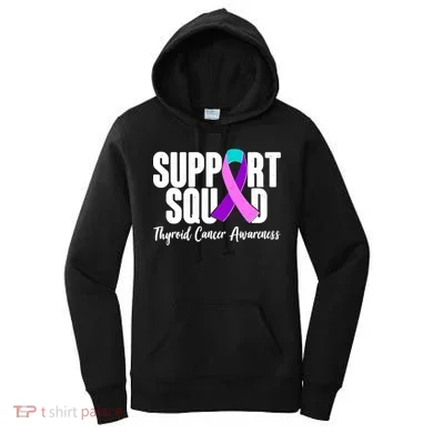 Support Squad Thyroid Cancer Awareness Women's Hoodie
