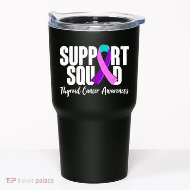 Support Squad Thyroid Cancer Awareness Tumbler