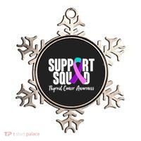 Support Squad Thyroid Cancer Awareness Ornament thumb 0