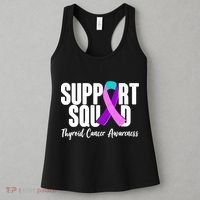 Support Squad Thyroid Cancer Awareness Women's Tank Top thumb 3