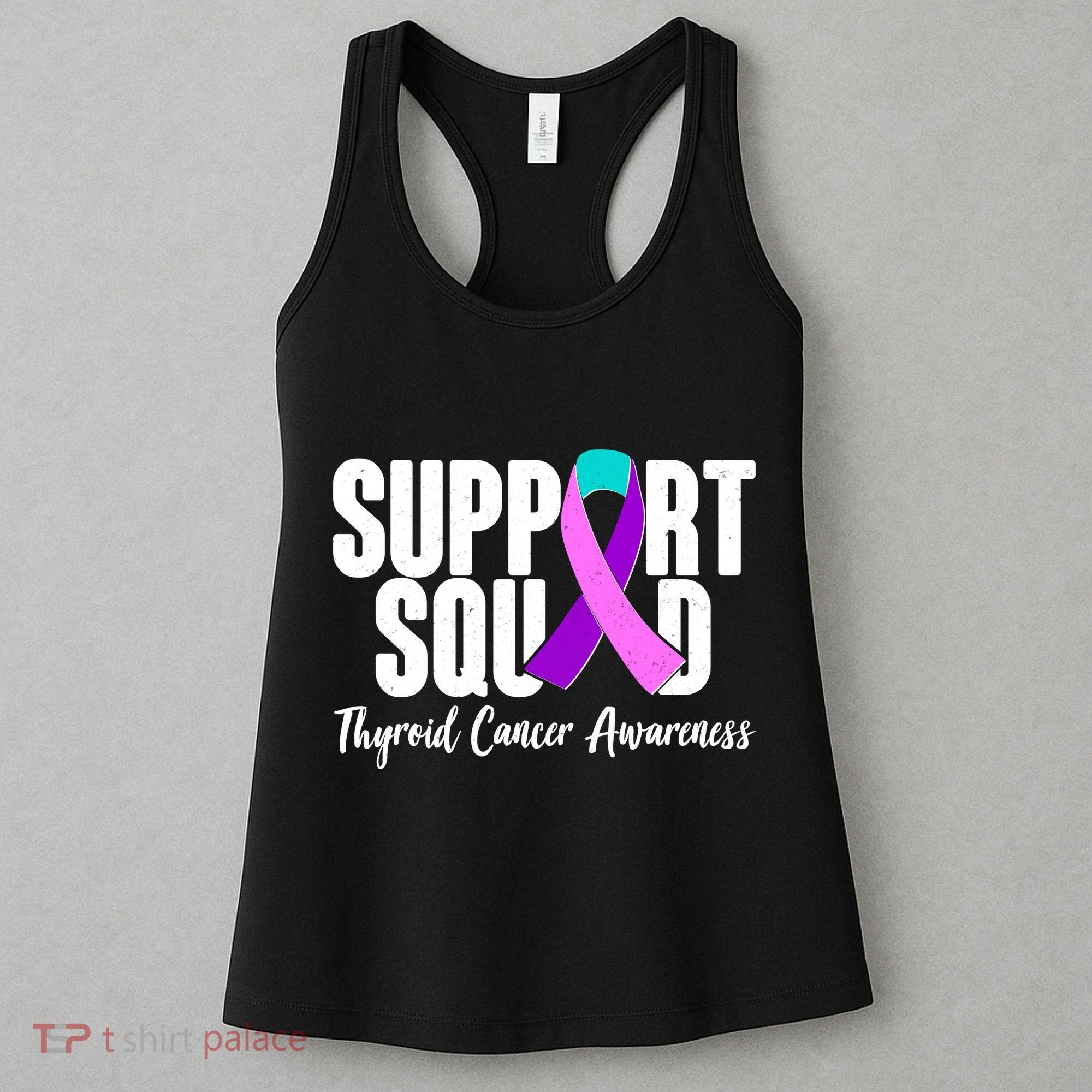 Support Squad Thyroid Cancer Awareness Women's Tank Top