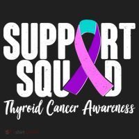 Support Squad Thyroid Cancer Awareness Hat thumb 2