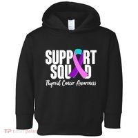Support Squad Thyroid Cancer Awareness Toddler Hoodie thumb 0
