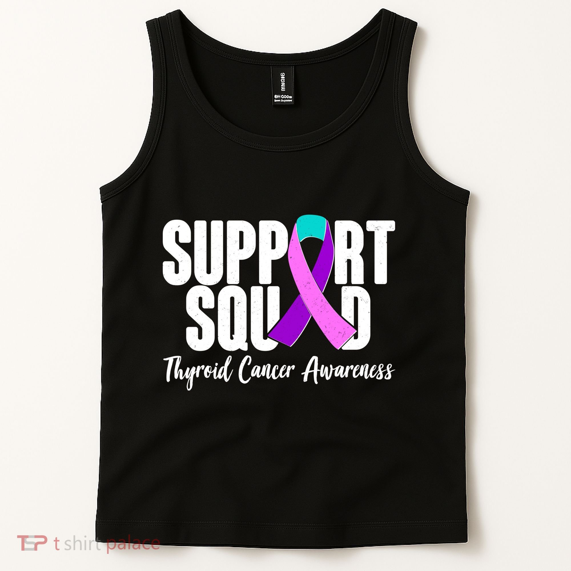 Support Squad Thyroid Cancer Awareness Tank Top
