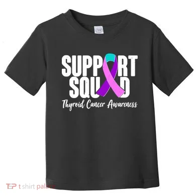 Support Squad Thyroid Cancer Awareness Toddler T-Shirt