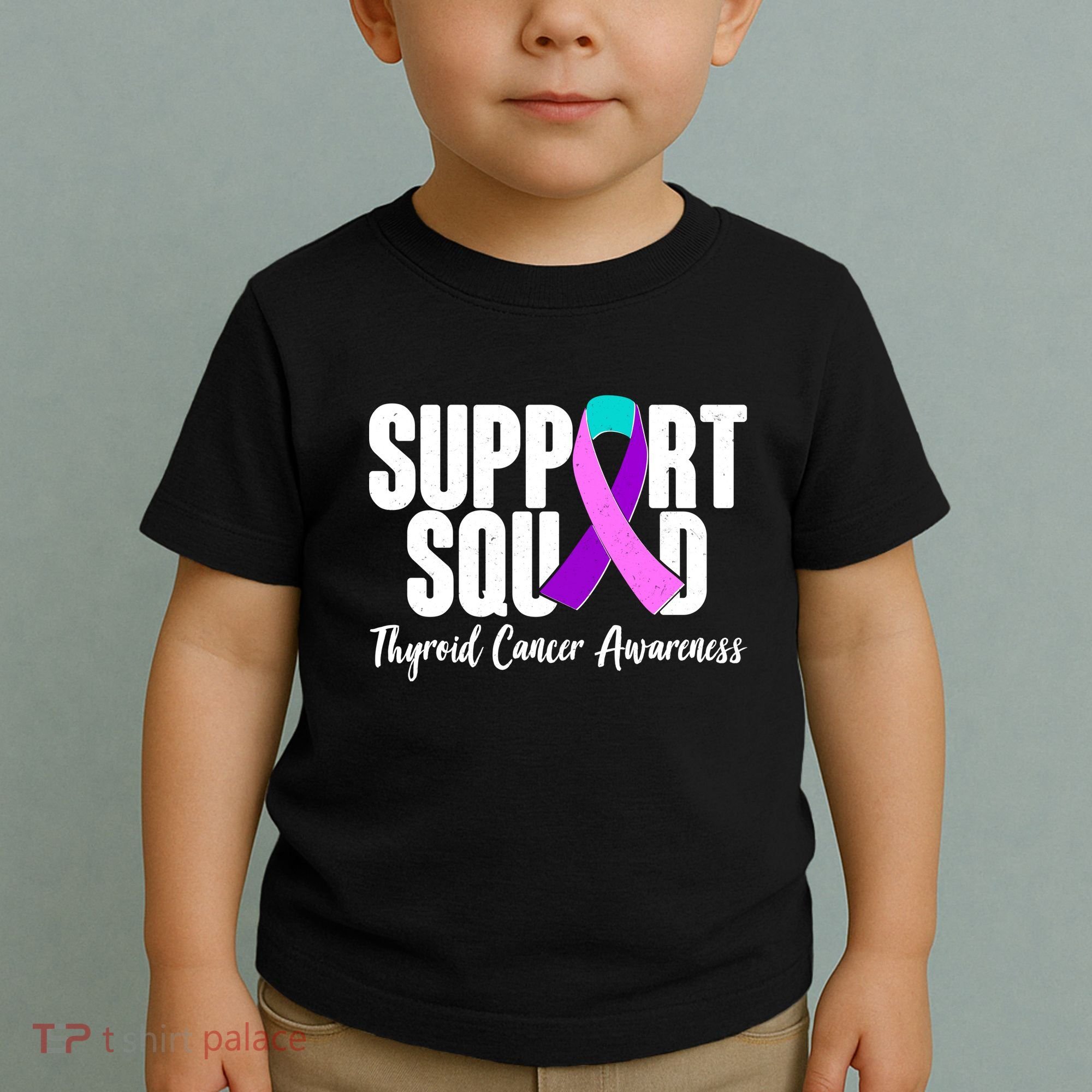 Support Squad Thyroid Cancer Awareness Toddler T-Shirt