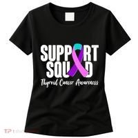 Support Squad Thyroid Cancer Awareness Women's T-Shirt thumb 0