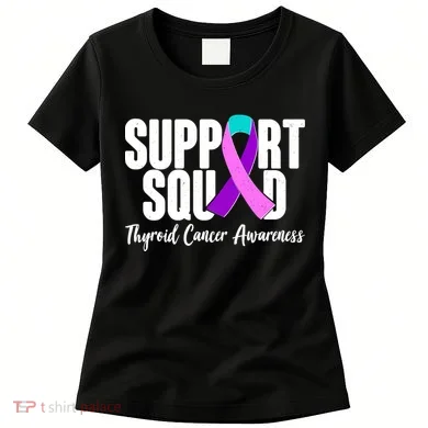 Support Squad Thyroid Cancer Awareness Women's T-Shirt