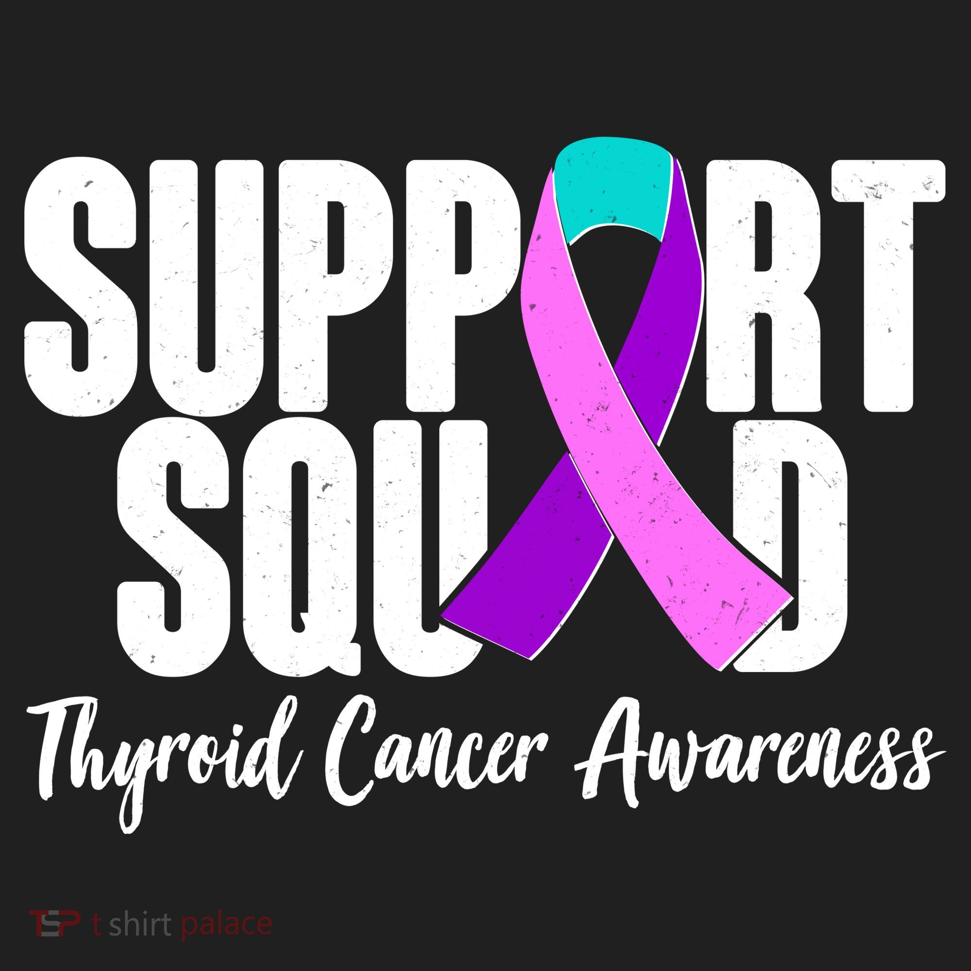Support Squad Thyroid Cancer Awareness Kids Plaid Pajama Set