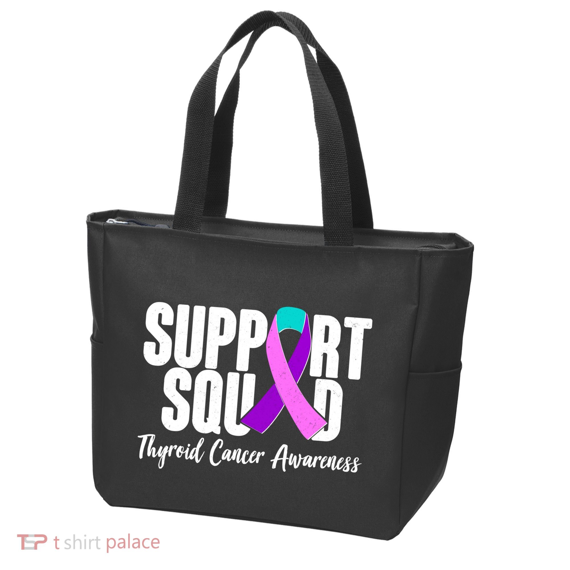 Support Squad Thyroid Cancer Awareness Bag