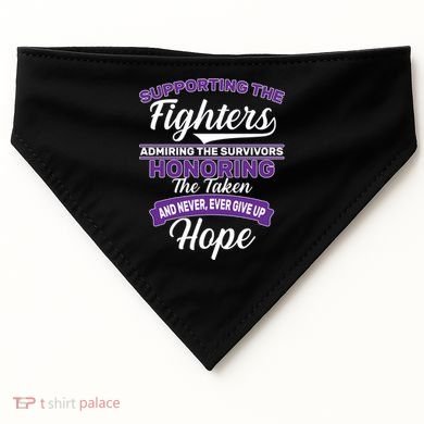 Support The Fighters Lupus Awareness USA-Made Doggie Bandana