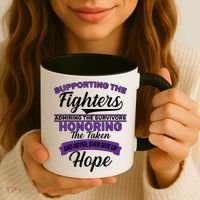 Support The Fighters Lupus Awareness Coffee Mug thumb 3