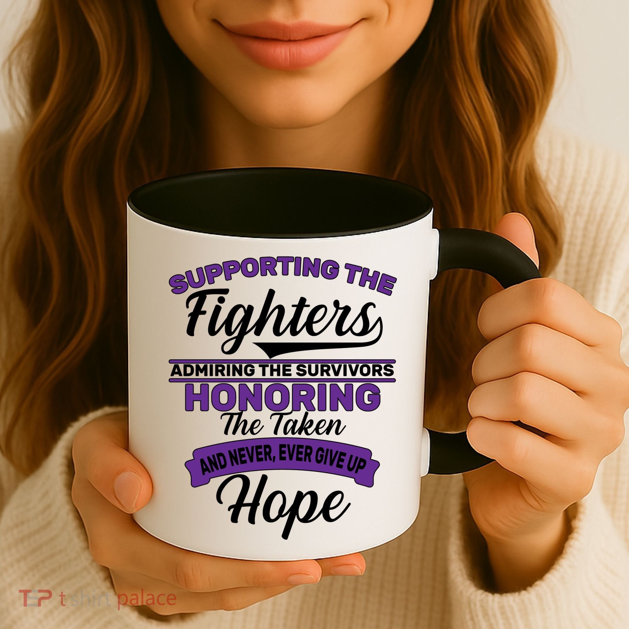 Support The Fighters Lupus Awareness Coffee Mug