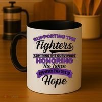 Support The Fighters Lupus Awareness Coffee Mug thumb 4