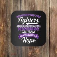 Support The Fighters Lupus Awareness Coaster thumb 0