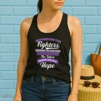Support The Fighters Lupus Awareness Women's Tank Top thumb 2