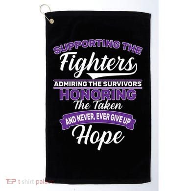 Support The Fighters Lupus Awareness Golf Towel