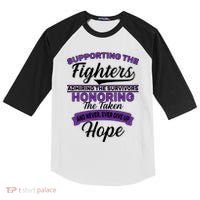 Support The Fighters Lupus Awareness Kids Colorblock Raglan Jersey thumb 0