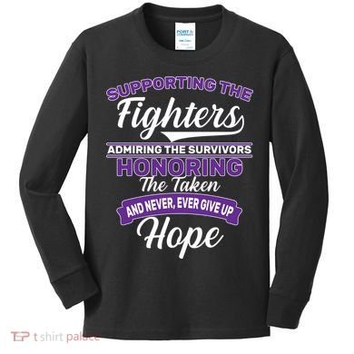 Support The Fighters Lupus Awareness Kids Long Sleeve Shirt