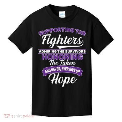 Support The Fighters Lupus Awareness Kids T-Shirt
