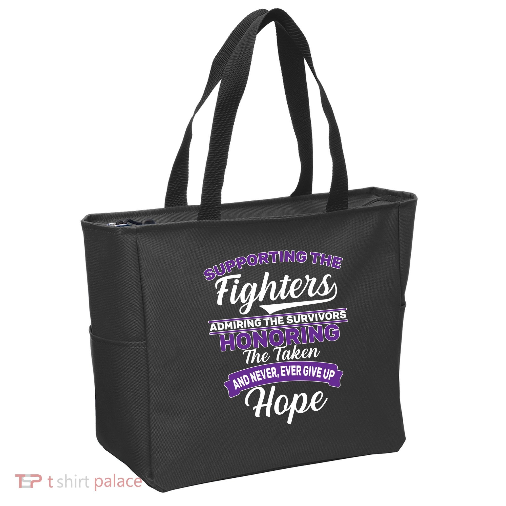 Support The Fighters Lupus Awareness Tote Bag