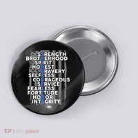 Support The Thin Blue Line US Flag Button thumb 0