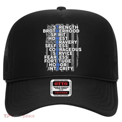 Support The Thin Blue Line US Flag Hat
